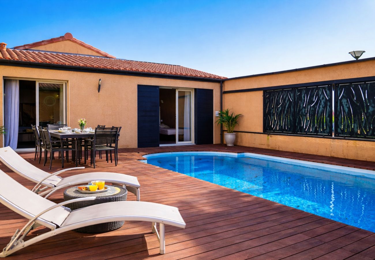 Villa à Les Sables-d´Olonne - Villa avec piscine à 2 km de la grande plage Sables d'Olonne