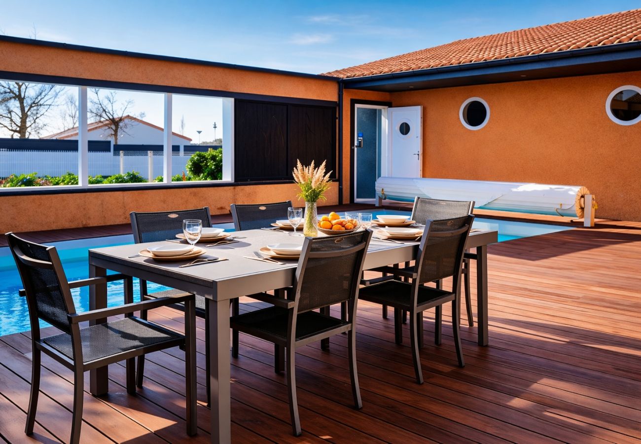 Villa à Les Sables-d´Olonne - Villa familiale avec piscine - 6 personnes