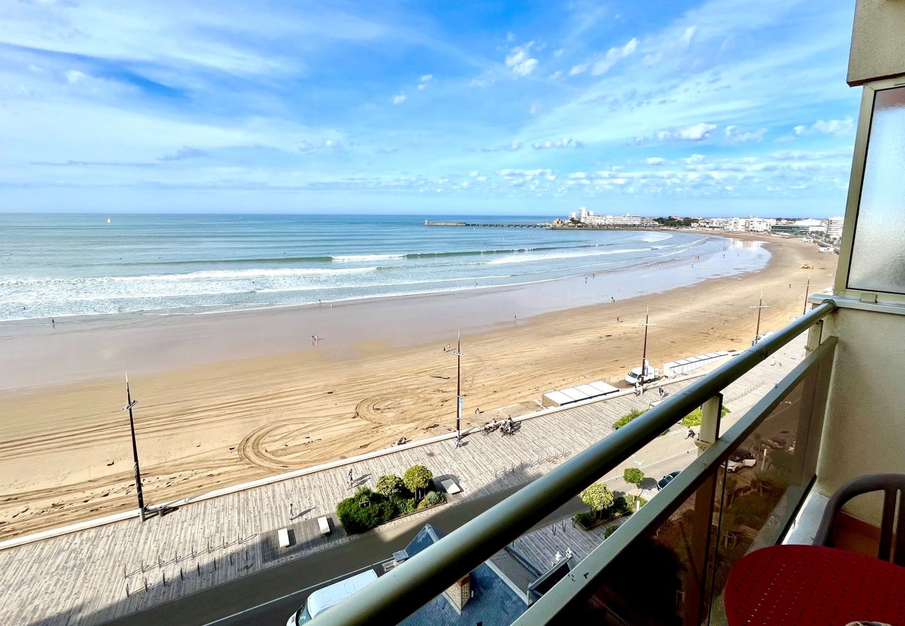 vue-océan balcon grande-plage les-sables-d'olonne