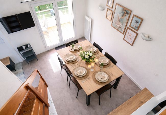 Appartement à Les Sables-d´Olonne - Charmant duplex avec piscine proche de la plage de Tanchet