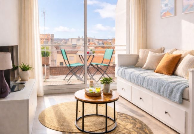 Studio à Les Sables-d´Olonne - La Rose Des Vents - Studio - Arago - Vue mer