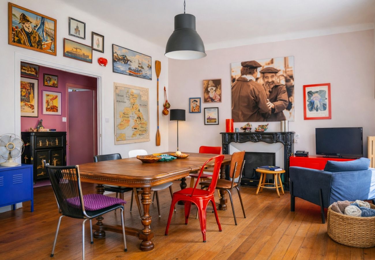 Appartement à Les Sables-d´Olonne - Grand appartement décoré avec goût pour 5 personnes