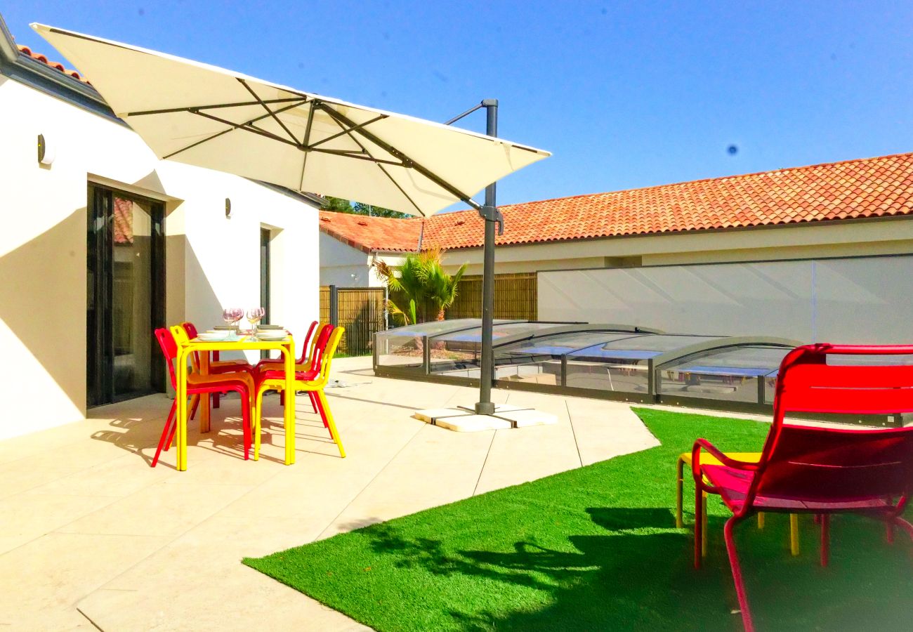 Maison à Jard-sur-Mer - Villa des Herondais - piscine - jardin - tout équipée - 8 personnes