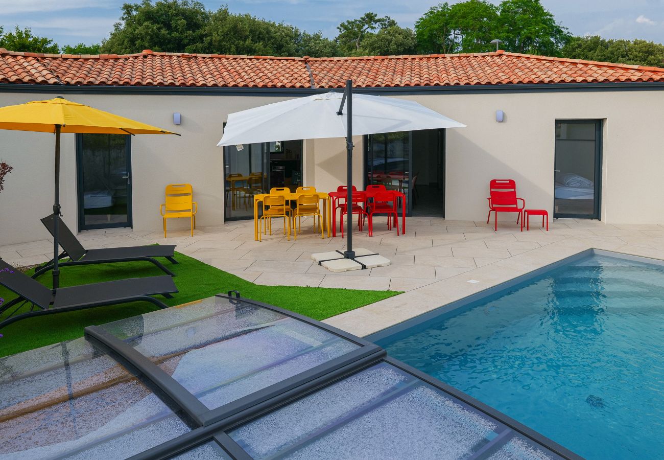 Maison à Jard-sur-Mer - Villa des Herondais - piscine - jardin - tout équipée - 8 personnes
