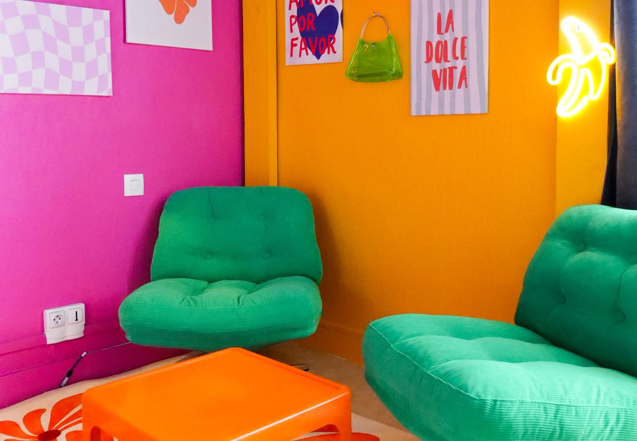 Studio à Angers - Studette Pop’Art à Angers - 2 pers - Peps et colorée