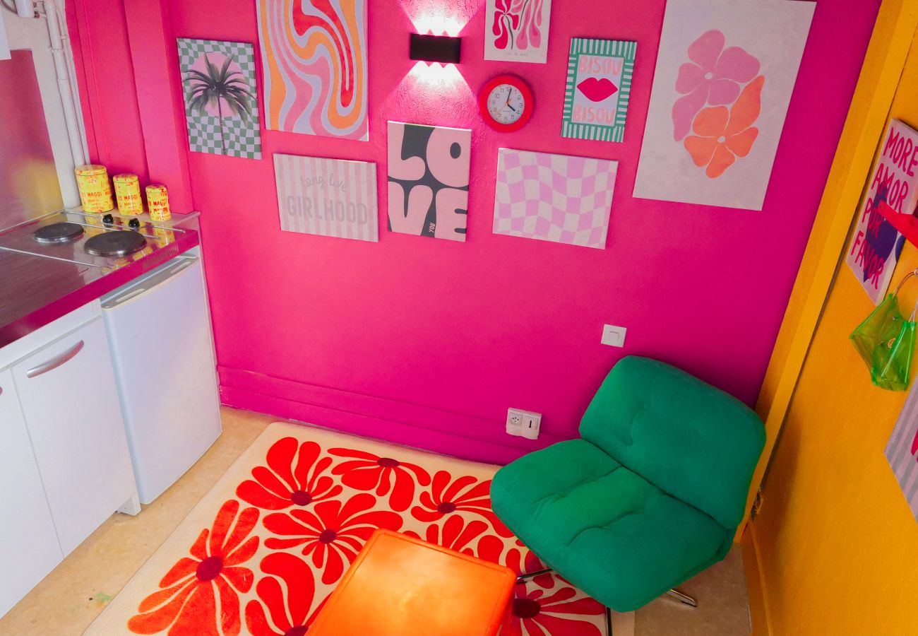 Studio à Angers - Studette Pop’Art à Angers - 2 pers - Peps et colorée