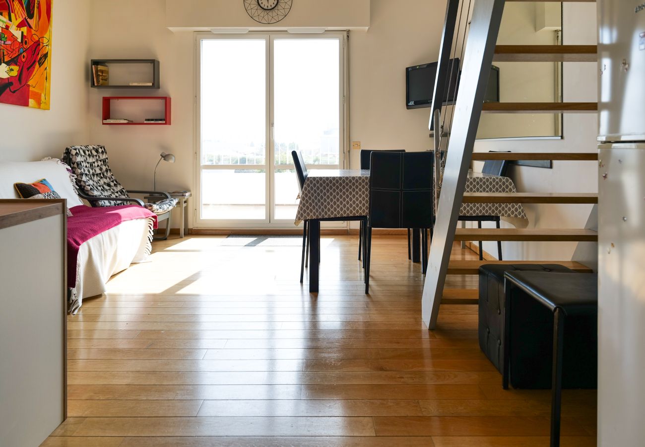 Appartement à Les Sables-d´Olonne - Grand duplex pour 7 personnes - face au chenal à La Chaume 
