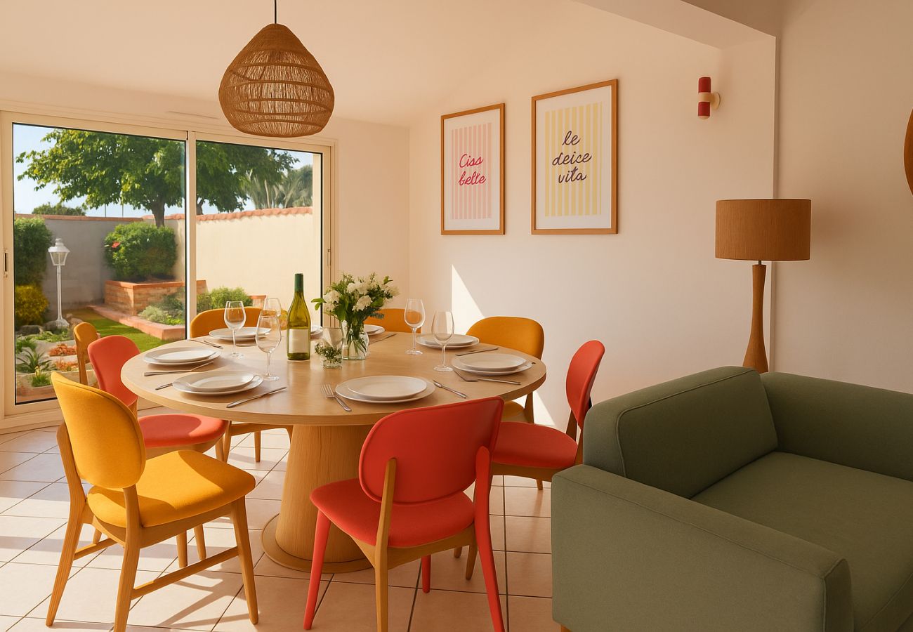 Maison à Les Sables-d´Olonne - Maison de vacances à La Chaume – 8 couchages, jardin, proche plages