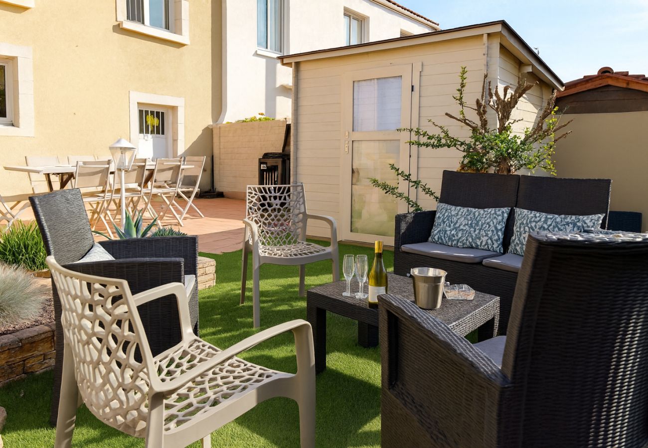 Maison à Les Sables-d´Olonne - Maison de vacances à La Chaume – 8 couchages, jardin, proche plages