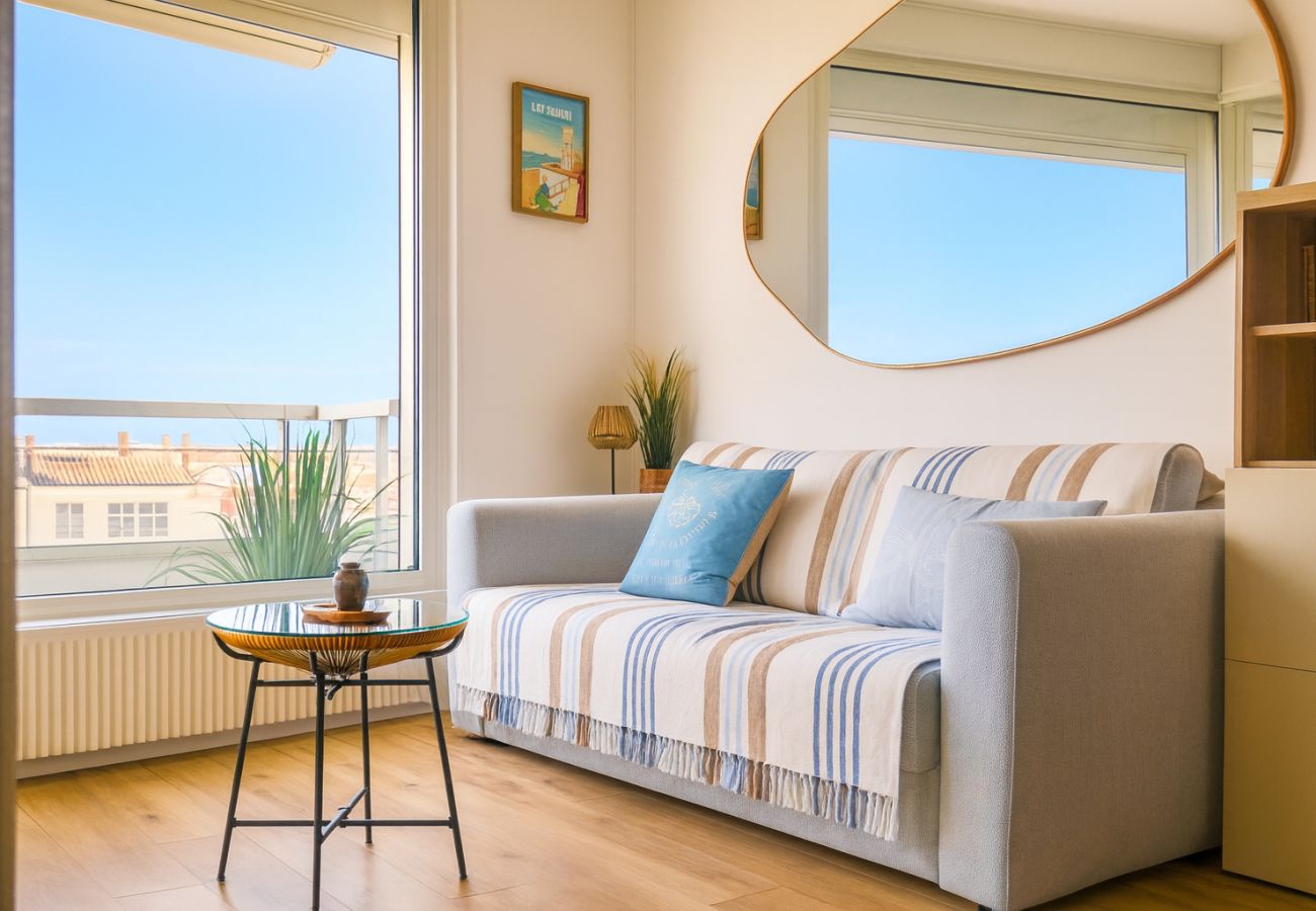 Appartement à Les Sables-d´Olonne - Charmant appartement - magnifique vue mer -Palais de Justice - 2/4 personnes