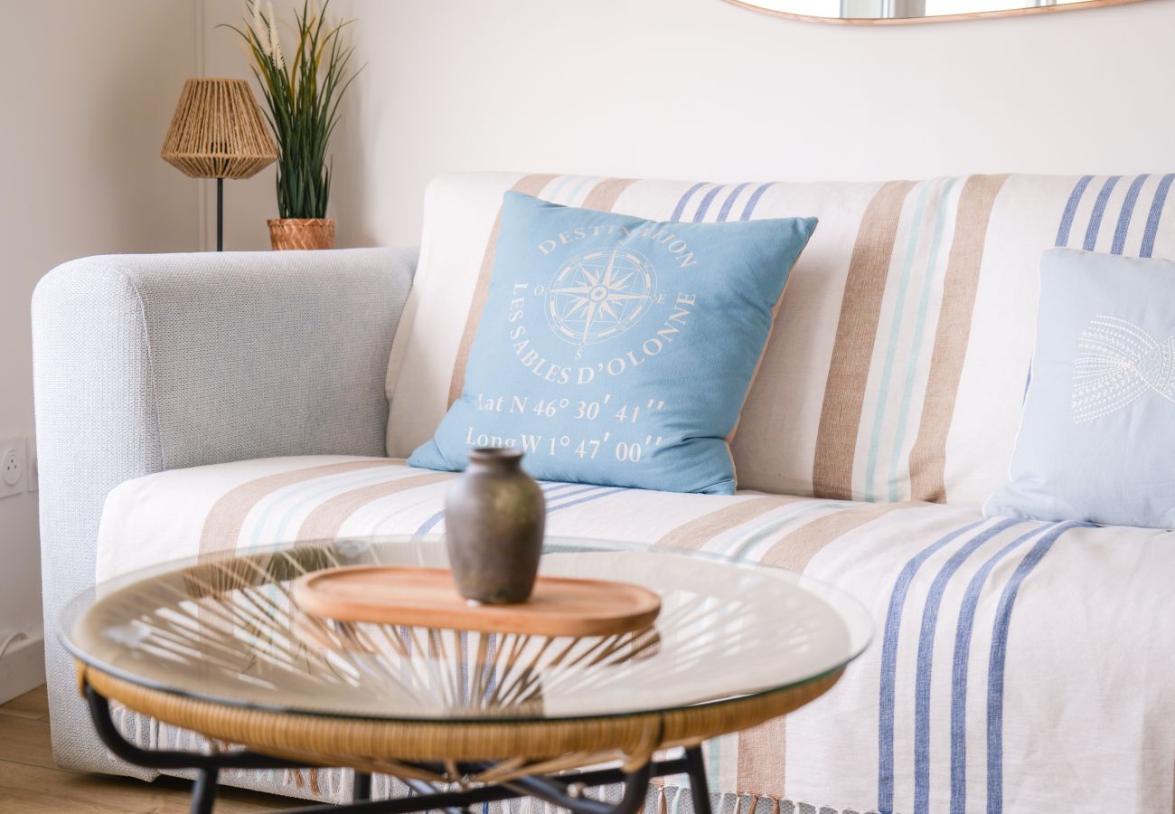 Appartement à Les Sables-d´Olonne - Charmant appartement - magnifique vue mer -Palais de Justice - 2/4 personnes