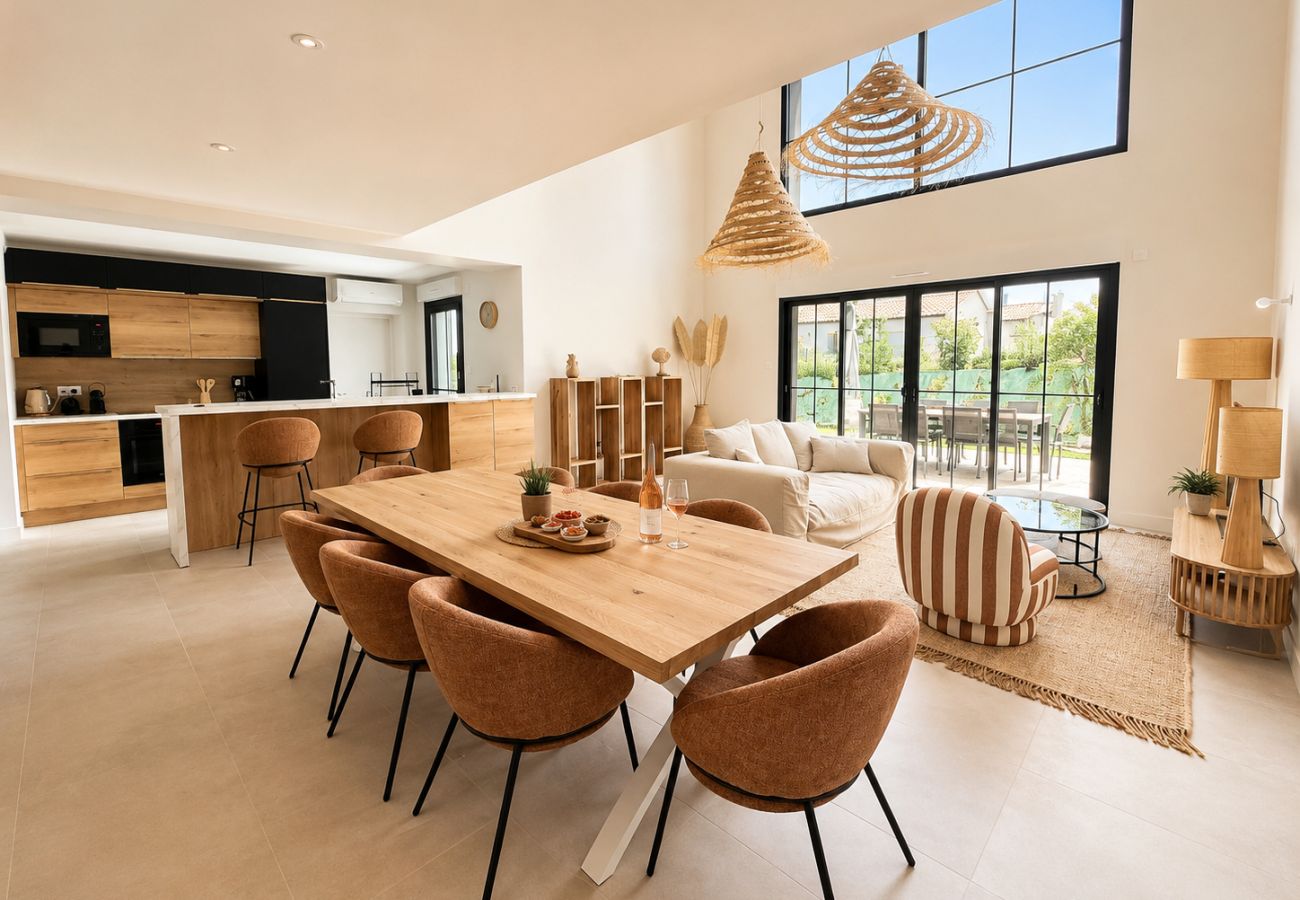 Villa à Talmont-Saint-Hilaire - La Villa 7 -  piscine - golf - nature - 8/10 personnes