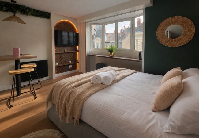 Studio à Angers - Studio chaleureux pour 2 – Tout confort - Quartier Gare