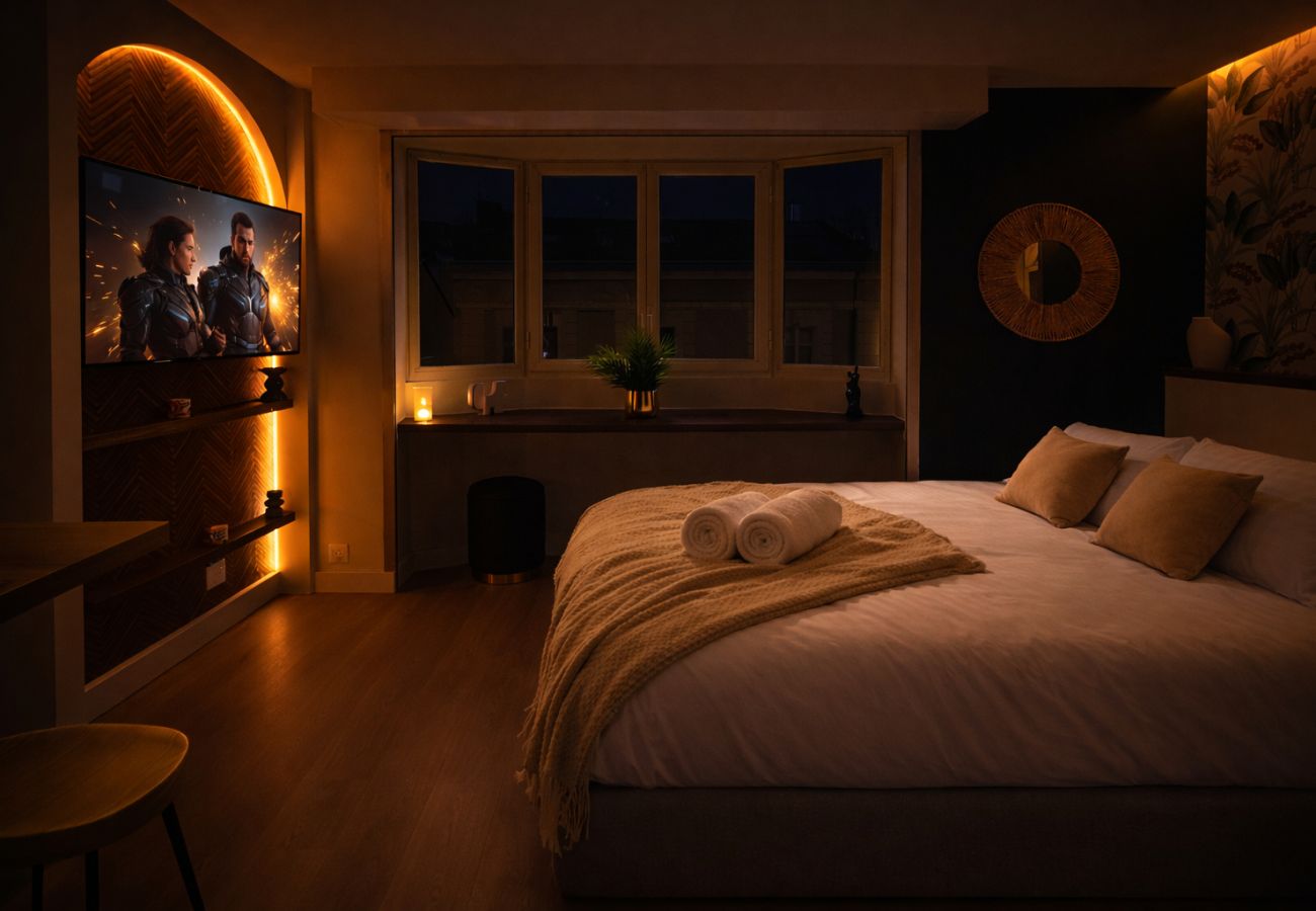 Studio à Angers - Studio chaleureux pour 2 – Tout confort - Quartier Gare