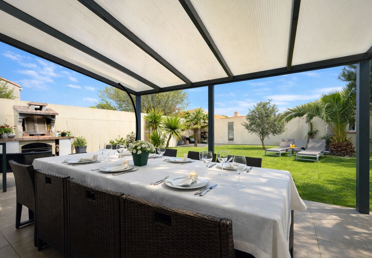 Maison à Les Sables-d´Olonne - Grande maison familiale 8 pers. • Jardin & terrasse
