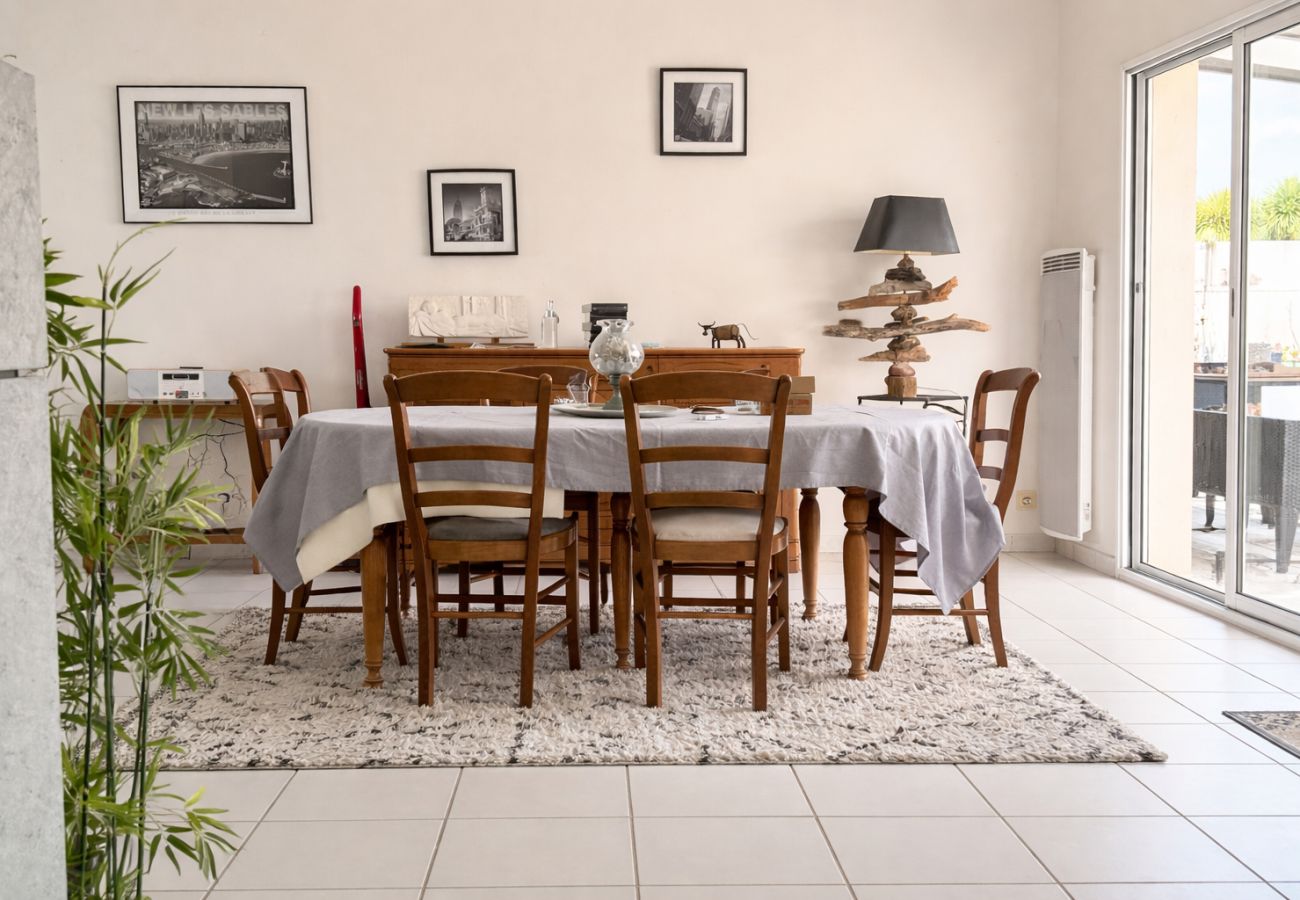 Maison à Les Sables-d´Olonne - Grande maison familiale 8 pers. • Jardin & terrasse
