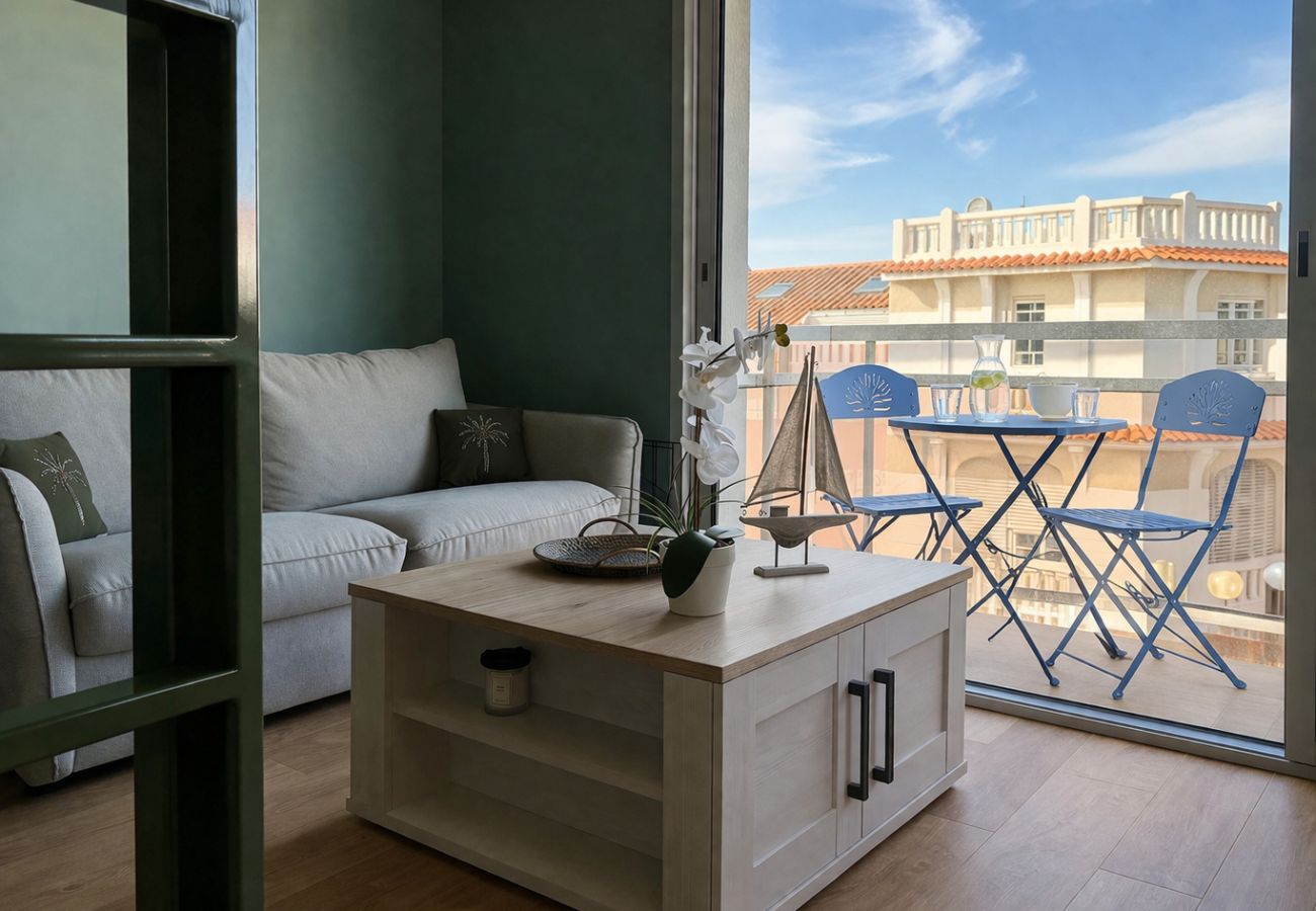 Studio à Les Sables-d´Olonne - Studio cosy avec balcon - 4 personnes