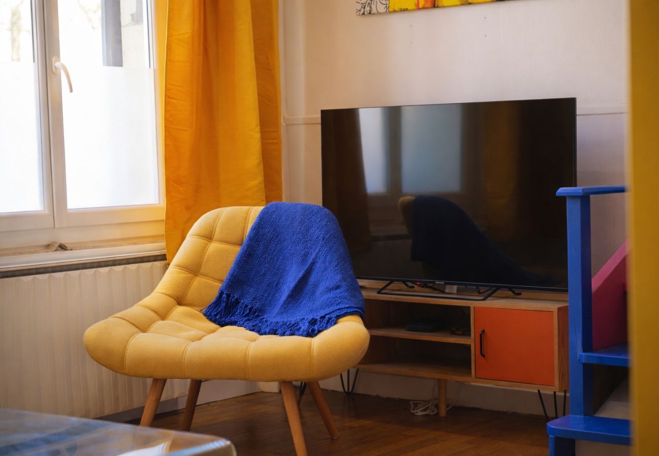 Studio à Angers - Appartement tendance & artistique – centre ville d’Angers - 4 PERS