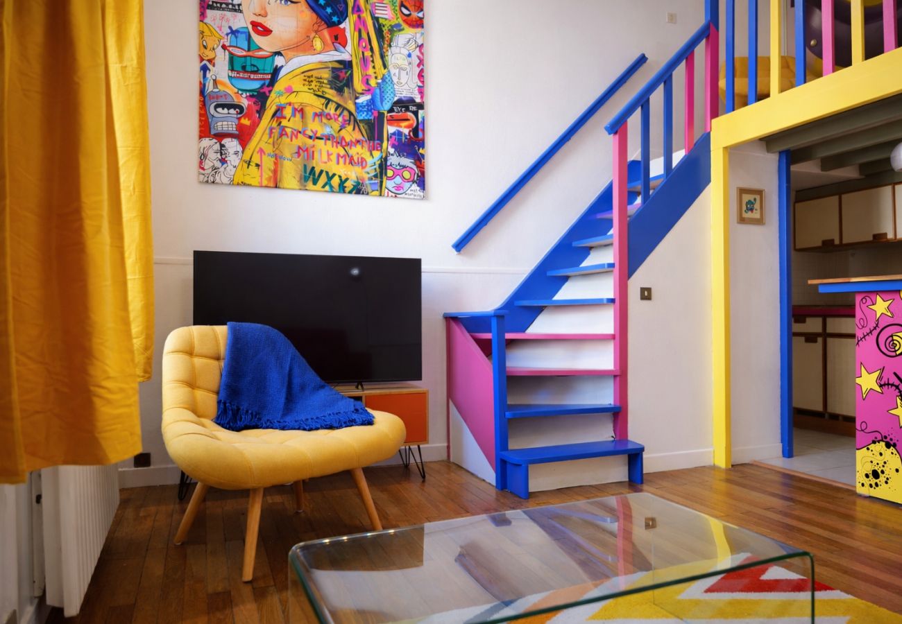 Studio à Angers - Appartement tendance & artistique – centre ville d’Angers - 4 PERS