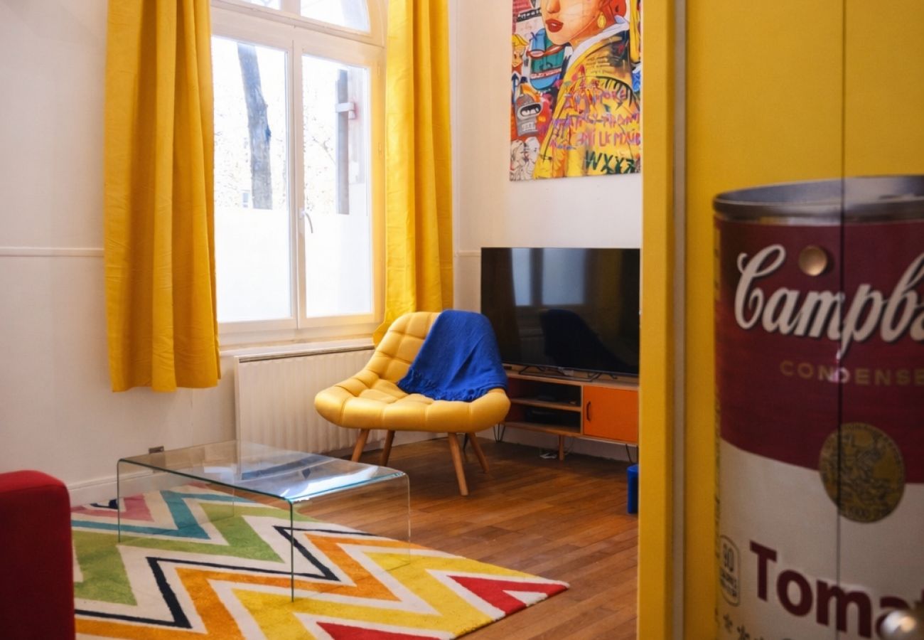 Studio à Angers - Appartement tendance & artistique – centre ville d’Angers - 4 PERS