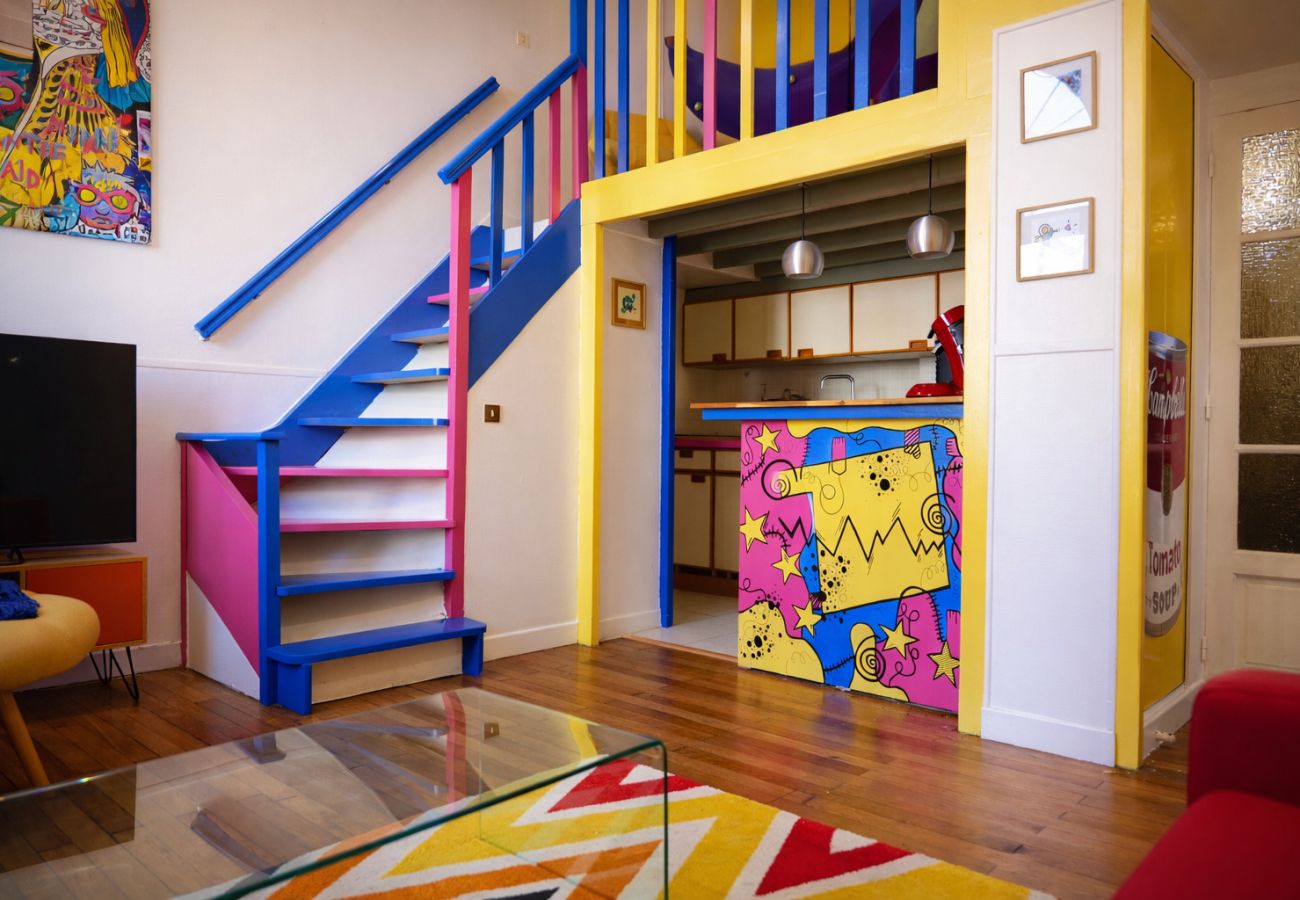 Studio à Angers - Appartement tendance & artistique – centre ville d’Angers - 4 PERS