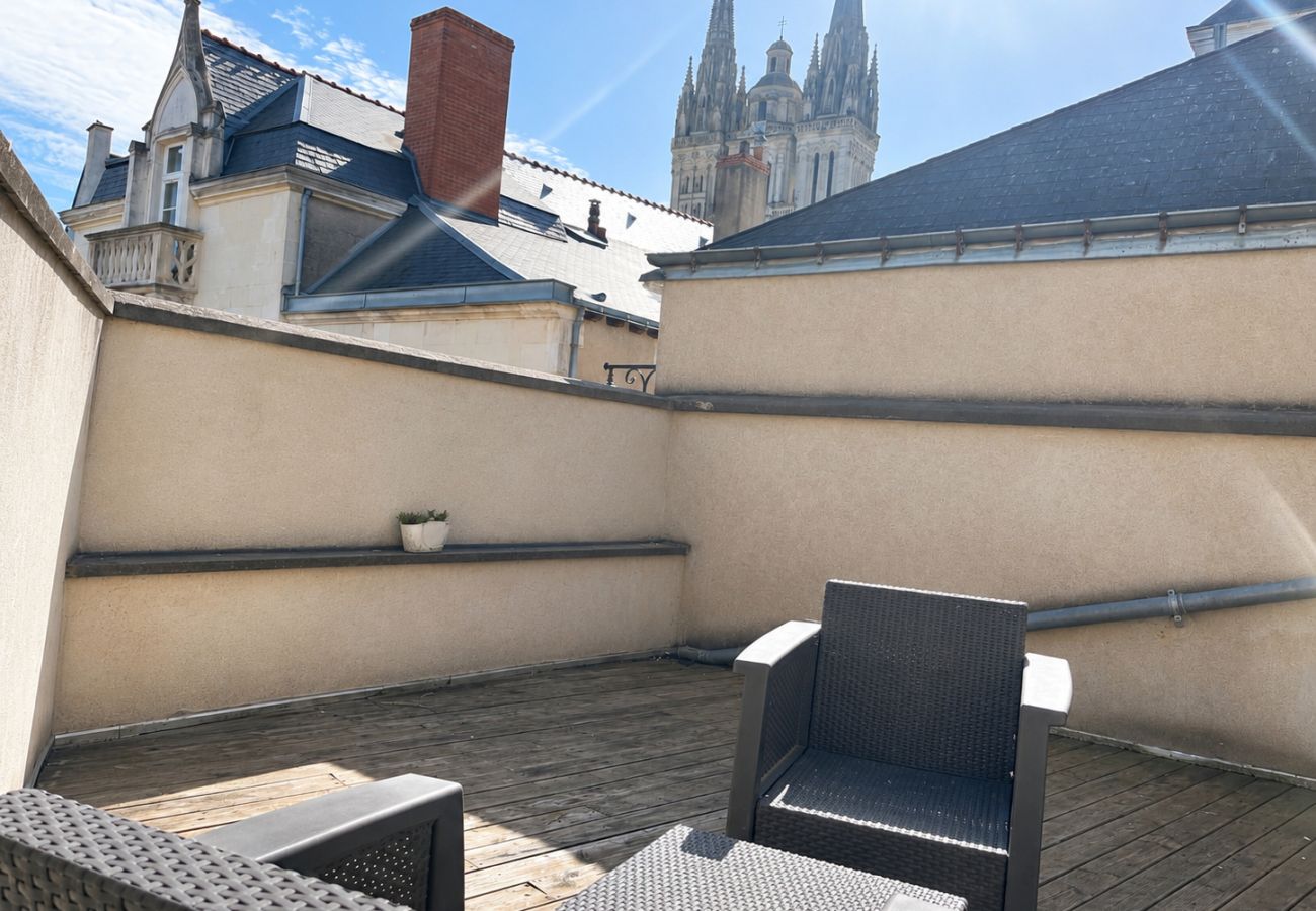 Appartement à Angers - Appartement cosy au cœur de la cité historique d’Angers – Terrasse & confort - 2 pers