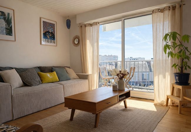 Appartement à Les Sables-d´Olonne - Élégant appartement 4 pers. – Balcon avec aperçu mer – Quartier des Présidents