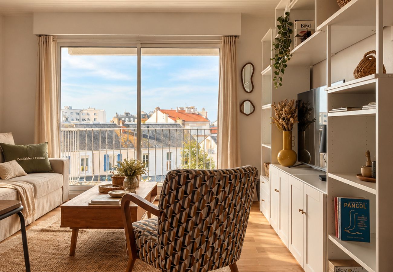 Appartement à Les Sables-d´Olonne - Élégant appartement 4 pers. – Balcon avec aperçu mer – Quartier des Présidents