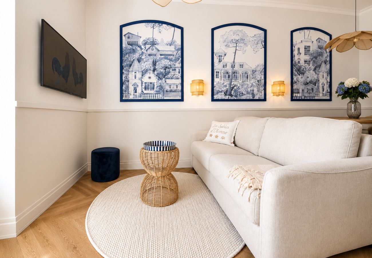 Appartement à Les Sables-d´Olonne - Élégant appartement rénové à deux pas de la plage avec parking - 4 personnes