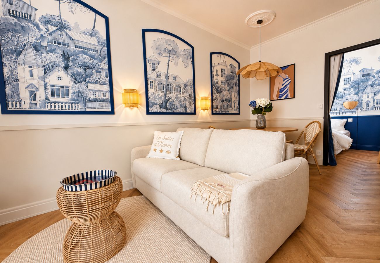 Appartement à Les Sables-d´Olonne - Élégant appartement rénové à deux pas de la plage avec parking - 4 personnes