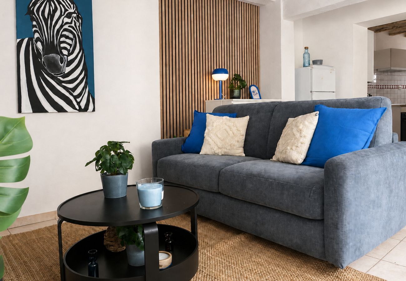 Appartement à Angers - Charmant cocon 2 à 4 pers • Ambiance Safari Bleu
