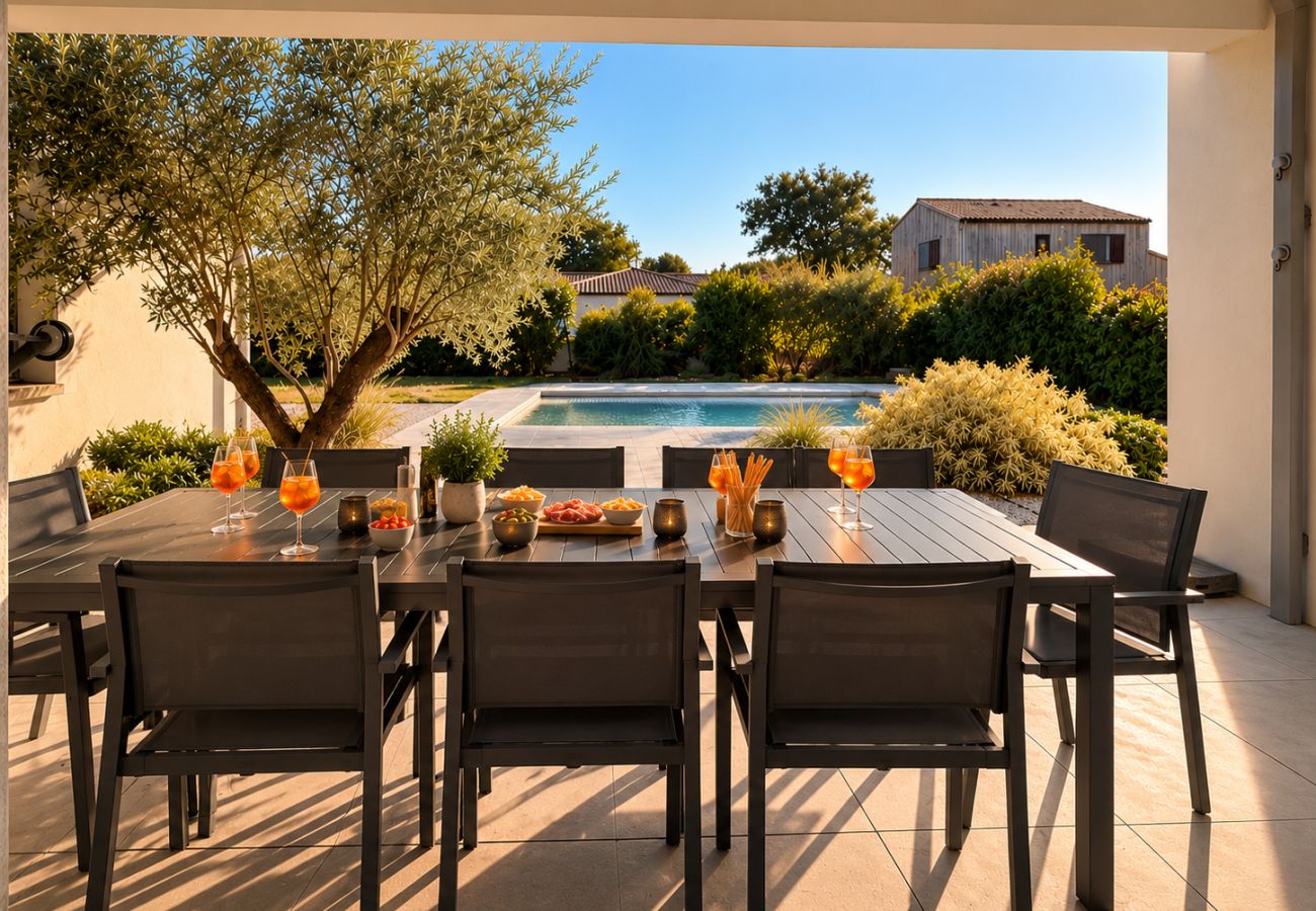 Maison à Talmont-Saint-Hilaire - Superbe maison PMR avec piscine 10 pers Talmont St Hilaire