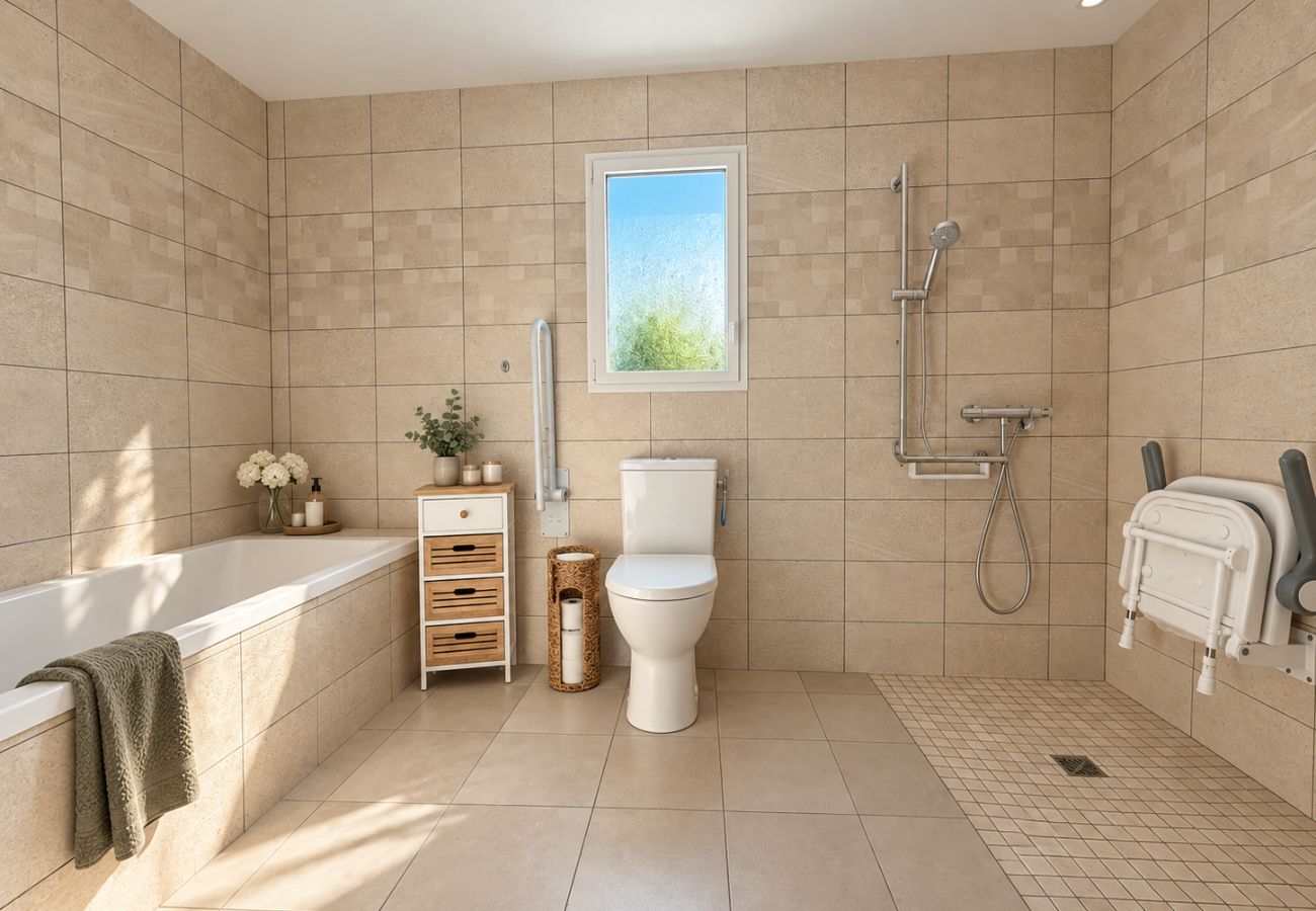 Maison à Talmont-Saint-Hilaire - Superbe maison PMR avec piscine 10 pers Talmont St Hilaire