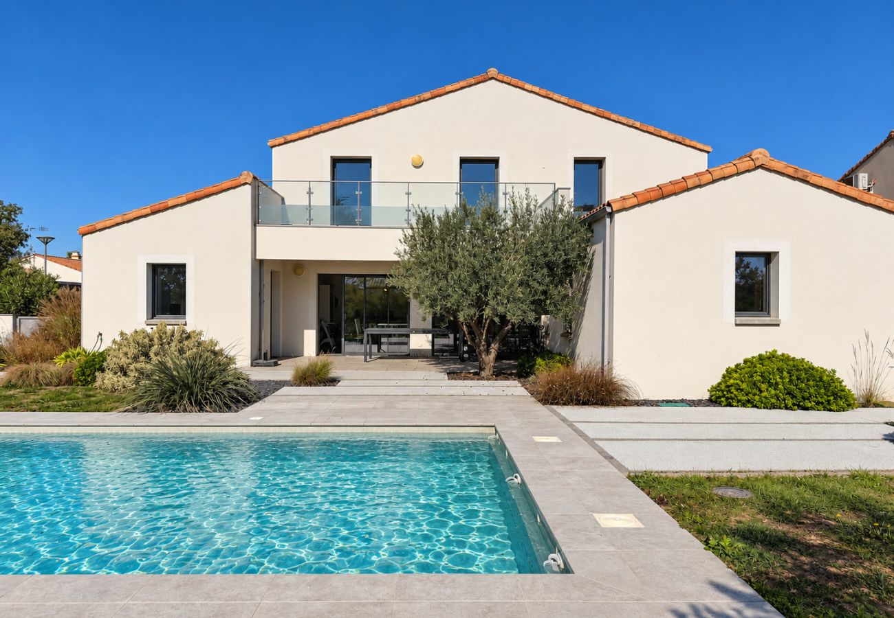 Maison à Talmont-Saint-Hilaire - Superbe maison PMR avec piscine 10 pers Talmont St Hilaire